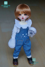 BJD doll clothes fits 27cm-30cm 1/6 BJD doll fashion quality shirt + strap trousers 2024 - buy cheap