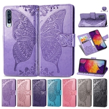 Butterfly Wallet Case for Samsung Galaxy A30S A30 A40 A50 A10 A10S A20S A20E A70 M10 A7 2018 S10 Plus S10E S8 S9 S7 Edge Note 9 2024 - buy cheap