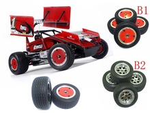 1/18 scale Buggy Losi Mini Sprint 1/18 sprint car tire and rim wheels set 4pcs Rear tire 1:18 Tire for hpi 2024 - buy cheap