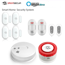 Home security  Mini smart home security wifi alarm siren sensor for smart life app 2024 - buy cheap
