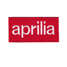 Aprilia Motor Racing Embroidered Patch Iron on Sewing Applique Clothes Shoes Bags Decoration Patch Apparel DIY Sewing Letters pa 2024 - buy cheap