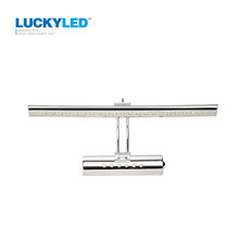 Luckyled-luz para espelhos, led, 7w, para parede, 110-220v, aço inoxidável, 40cm, lâmpada para banheiro 2024 - compre barato