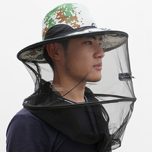 Anti mosquito cap sun hat breathable sunbonnet anti-uv folding gauze Bucket Hats Suitable for fishing, mountain climbing 2024 - buy cheap
