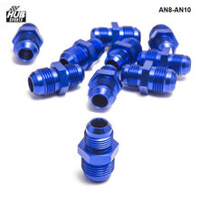 10PCS/LOT Hose End Fitting/ Oil cooler fitting  AN8-AN10 for BRAIDED HOSE FUEL OIL WATER (blue,H Q) FITTING HU-AN8-AN10 2024 - buy cheap