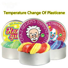 Intelligent Creative Hand Gum Temperature Change Turns Color Slime Silly Putty light Clay Fimo Plasticine Mud Doh Toys Kids Gift 2024 - buy cheap