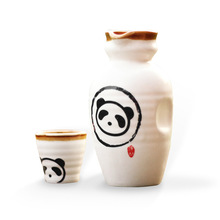 [1 TeaPot+4 TeaCups] 5Pcs Chinese KungFu Panda tea pot cup wine cups Ceramic tea set Coffee Drinkware Best Gifts Safe Package 2024 - buy cheap