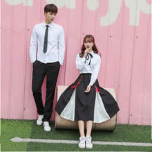 Fantasia japonesa de uniforme escolar, uniforme de estudante, gravata e macacão para cosplay, verão 2019 2024 - compre barato