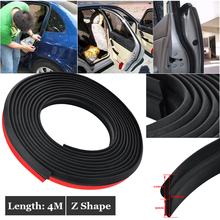 4m Sealing Strip Brand New Z-Shaped EPDM rubber Car Door Window Trim Edge Moulding Weatherstrip Sealing Strip Tape for most cars 2024 - купить недорого