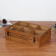 Caja de almacenamiento de madera para oficina, organizador de escritorio, cajas para artesanías de madera, joyas para el hogar 2024 - compra barato