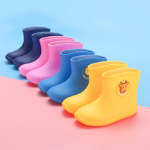 Child Boys Girls Rain Boots Kids  Baby Boy Girl Waterproof Rubber Rain Boot Shoes Child Tollder Anti-Slip Rain Boot 2024 - buy cheap