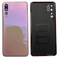 Para huawei p20 pro vidro traseira da bateria capa habitação caso de volta do painel vidro habitação com lente da câmera + chaves laterais logotipo 2024 - compre barato