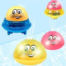 New Funny Baby Bath Toys Electric Induction Water Spray Toys for Children Light Music Rotatable Kids Swiming Pool Play Toys Gift 2024 - buy cheap