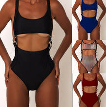 Hollow Out Swimsuit Women 2018 One Piece Badpak Sexy Bikini Bathing Swimwear Push Up Swim Suit Maillot De Bain Femme Monokini 2024 - buy cheap