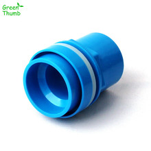 1pc 50 mm Male Thread PVC Water Supply Pipe Joints Fish Tank Aquarium Inlet Outlet Pipe Fittings Straight Connector Leak-Proof 2024 - buy cheap