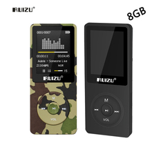 Original RUIZU X02 8GB Protable Mp4 Player 80hours Play Music Player With 1.8inch Screen/FM/E-Book/Clock/Recorder 2024 - buy cheap