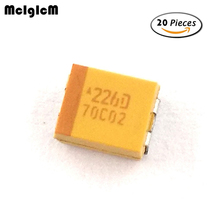 Танталовый конденсатор MCIGICM 20 шт. B 3528 22 мкФ 20V SMD 2024 - купить недорого