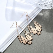 Hotsale 2022 New Vintage Gold Color Silver Color Trend Fashion Wholesale Women Earrings Pendientes brincos long Earring Jewelry 2024 - buy cheap