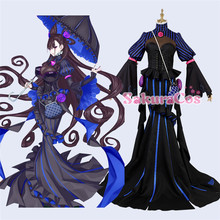 Anime fate/grand order fgo murasaki shikibu adorável lolita vestido sexy uniforme cosplay custume para as mulheres dia das bruxas frete grátis 2024 - compre barato