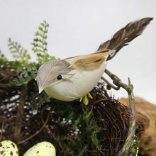 12pcs/Set Cute Simulation Artificial Bird Miniature Home Garden Decoration Bird Modelling 2024 - buy cheap