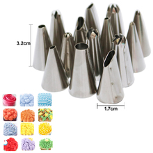 16PCS/SET Icing Piping Nozzles Cake Decorating Tools Pastry Stainless Steel Russian Tulip Icing CS146 2024 - buy cheap