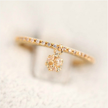 Anello-Anillo de boda de compromiso para mujer, joyería femenina de Color dorado, Anillos de circón cúbico, diseño de lujo, 2018 2024 - compra barato