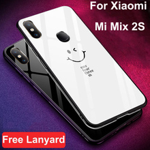 Funda de vidrio templado para Xiaomi Mi Mix 2 s, carcasa de silicona suave con marco duro de 5,99 pulgadas para Mi Mix 2 s, carcasa de mimix2s 2024 - compra barato