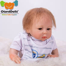 OtardDolls 100% handmade Reborn Doll Soft Silicone Vinyl Real Touch Newborn 18'' 46cm princess bebe reborn girl toys bonecas 2024 - buy cheap