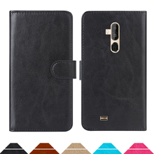 Capa carteira de couro pu luxuosa para oukitel c12 plus, retrô, flip, capa, fecho magnético, fashion 2024 - compre barato