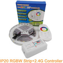 2.4G RGBW LED Controller + 5M 5050 RGBW LED Strip IP20 Non-waterproof 60 LED/M Flexible LED Tape RGB White or RGB Warm White 2024 - buy cheap