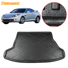 Buildreamen2 For Hyundai Coupe Car Rear Trunk Mat Floor Carpet Cargo Pad Tail Tray Boot Liner Mud Accessories 2024 - buy cheap