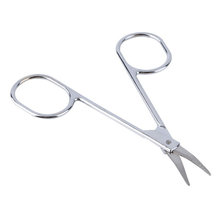 Head Stainless Steel Makeup Eyebrow Scissor Women Brow Beauty Make-up Tool Slightly Curved Manicure Cuticle Cutting 2024 - buy cheap