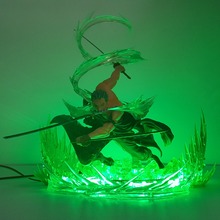 Lampara One Piece Zoro Sanzen Sekai Three Thousand Worlds Led Night Lights One Piece Remote Control Color Changing Anime Lamp 2024 - buy cheap