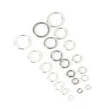 Anéis de pular com divisão de anéis, 0.5*3mm, 500 peças, preto/prata/rodio, achados de joias para faça você mesmo, correntes, pulseira de ferro 2024 - compre barato
