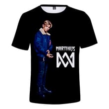 Camiseta de moda con estampado 3D de Marcus Martinus, camiseta fresca de manga corta de gran tamaño, camisetas de Marcus y Martinus, ropa 2024 - compra barato