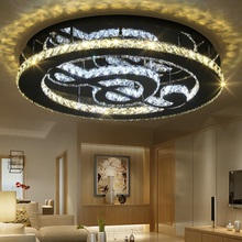 Round Musical Crystal LED Ceiling Lights Living Room Bedroom Study Room & Commercial Ceiling Lamps  Lighting fixture 2024 - buy cheap