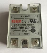 5-60VDC to 3-32VDC 100A SSR-100DD Solid State Relay Module with Plastic Cover 2024 - buy cheap