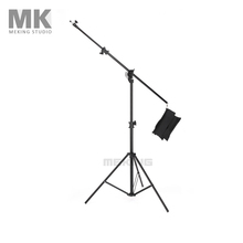 Meking Lighting 395cm 13' M-1 Light Boom stand photo studio support  system with Sand bag for photography Holder Accessories 2024 - buy cheap