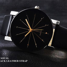 Womens Quartz Watch Leisure Pu leather Fashion Watches women Brife Casual feminino relojes men unisex wristwatch drop shipping 2024 - buy cheap