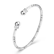 Hot Sale Silver European Charm Bead S925 Sterling Silver Bead Bracelet Fashion Jewelry with Clear Zircon For Woman Diy Jewelry 2024 - buy cheap