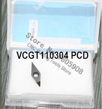 Insertos de diamante PCD VCGT110304, insertos de fresado de carburo, inserto de torneado CNC para SVQCR/ SVJCR/SVZCR, envío gratis, 2 uds. 2024 - compra barato