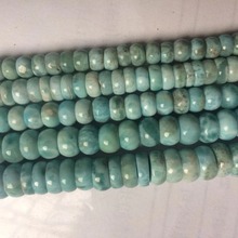 rondelle shape natural larimar stone beads natural gemstone beads DIY loose beads for jewelry making strand 15" wholesale ! 2024 - buy cheap