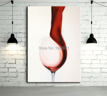 High Skills Artist Hand-painted High Quality Wine Bottle Oil Painting On Canvas Abstract Glass Bottle Decorative Oil Painting 2024 - buy cheap