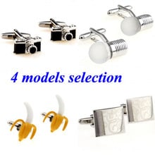 Fashion Man Metal Cufflink Cuff Link 1 Pair Free Shipping Big Promotion 2024 - buy cheap