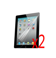 2х пленка + 2х ткань, розничная упаковка, прозрачная защитная пленка для ЖК-экрана для Apple iPad 2 3 4 iPad2 iPad3 New iPad4 9,7" 2024 - купить недорого