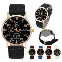 Splendid Famous Brand Luxury women watches Unisex Leather mens Band Analog Quartz Business Wrist Watch 2024 - buy cheap