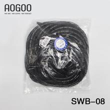 Cable Sleeves SWB-08 White / Black Length:13m Spiral Wrapping 2024 - buy cheap