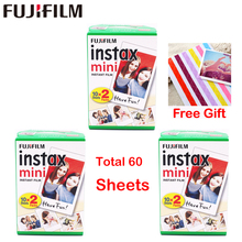 Original 60 Sheets Fujifilm Fuji Instax Mini White Film Instant Photo Paper For Instax Mini 11 7 7s 8 9 70 25 Camera SP-2 2024 - buy cheap