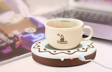 New arrival Tea Milk Coffee Cup Coaster Mat Mug Warmer USB Powered Heat Insulation Pad Popular 2024 - buy cheap