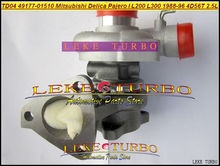 Turbo DE aceite para Mitsubishi SHOGUN, Delica Pajero L200 L300 88-4d56 DE 4D56T 2,5l, TD04 49177-01501 MD106720 MD168054, Envío Gratis 2024 - compra barato