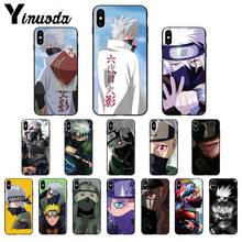 Yinuoda Anime Naruto Kakashi TPU Soft Silicone Phone case for Apple iPhone 8 7 6 6S Plus X XS MAX 5 5S SE XR Cover 2024 - buy cheap